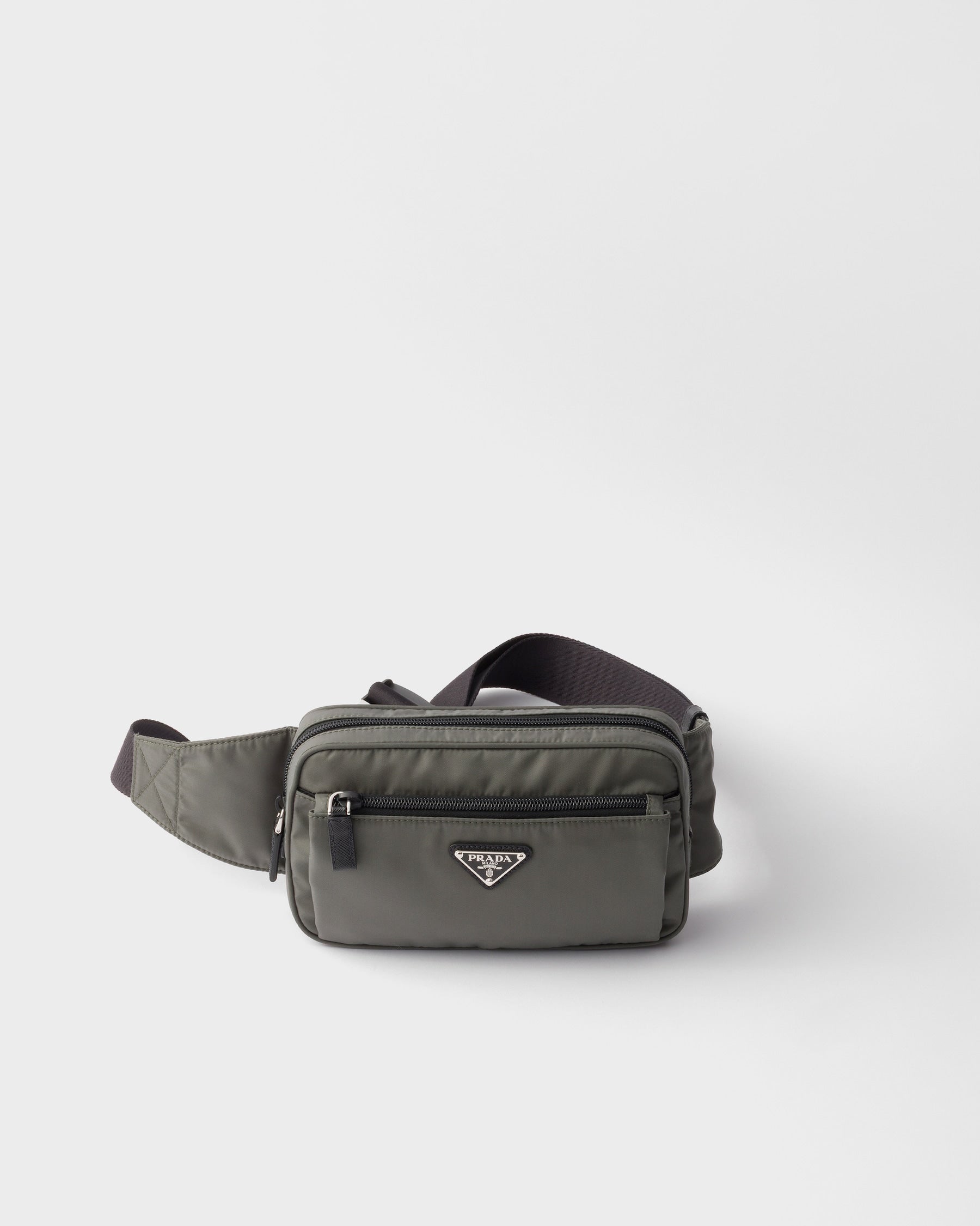 PR-DA2 Sac banane en Re-Nylon et cuir Saffiano v1 - vue 1