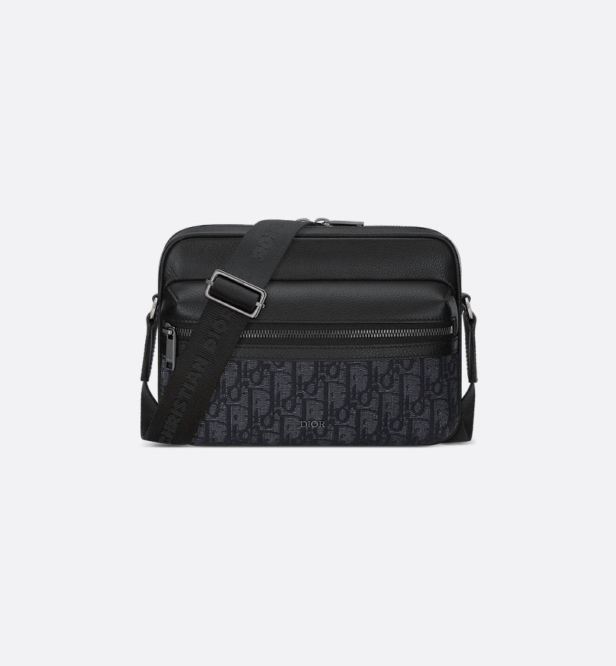DR2 Sac Messenger zippé Rider 2.0 Noir - vue 1