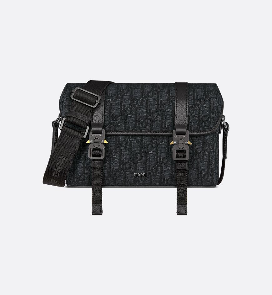 DR2 Sac Messenger à rabat DR2 Hit The Road Noir - vue 1