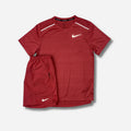 NK RUNNING Ensemble short/t-shirt running Rouge