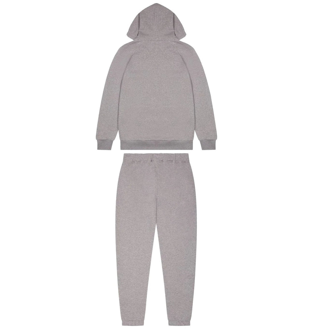 TRAPSTR Chenille Decoded Tracksuit - Grey/Orange