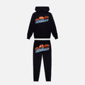 TRAPSTR Shooters Tracksuit - Black/Orange
