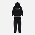 TRAPSTR Chenille Decoded Tracksuit - Black/Green