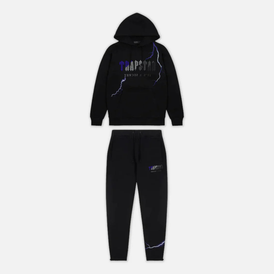 TRAPSTR Chenille Decoded Hooded Tracksuit - Lighting Edition