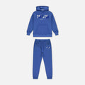TRAPSTR Chenille Decoded Hooded Tracksuit - Blue