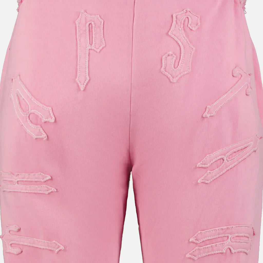 TRAPSTR Women’s Irongate Cropped Tracksuit - Pink