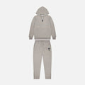 TRAPSTR V-Stripe Hooded Tracksuit - Grey