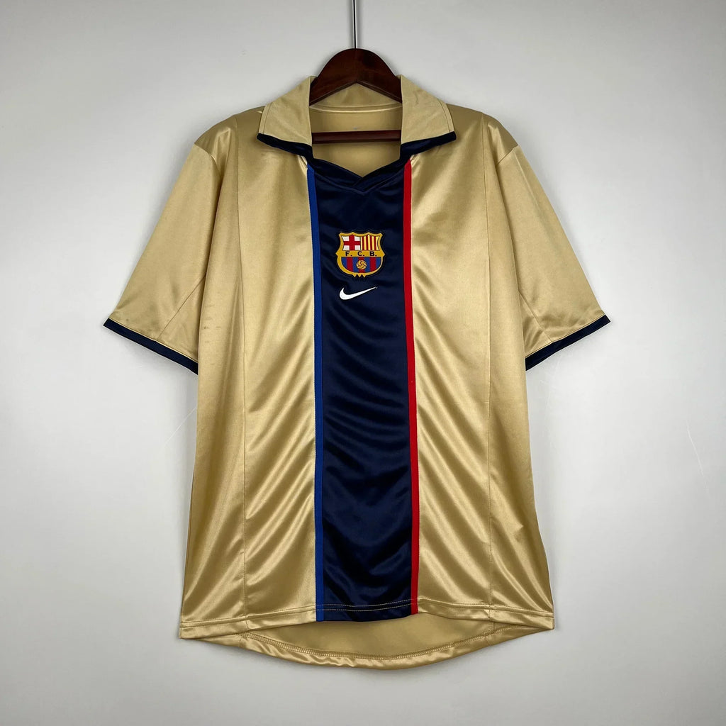 Maillot retro FC Barcelone 2002 - vue 1