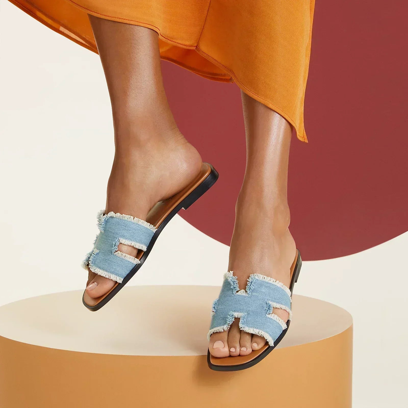 HR-MS Sandales Oran - Bleu clair - vue 2